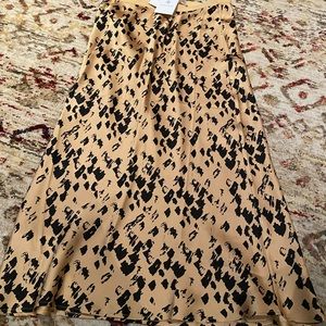 Anine Bing art inspired animal print skirt